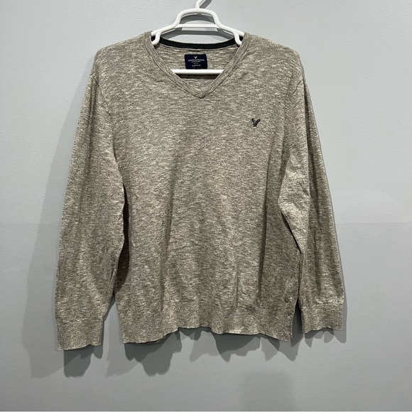 AMERICAN EAGLE Men v-neck gray sweater/size  XXL - Picture 8 of 8